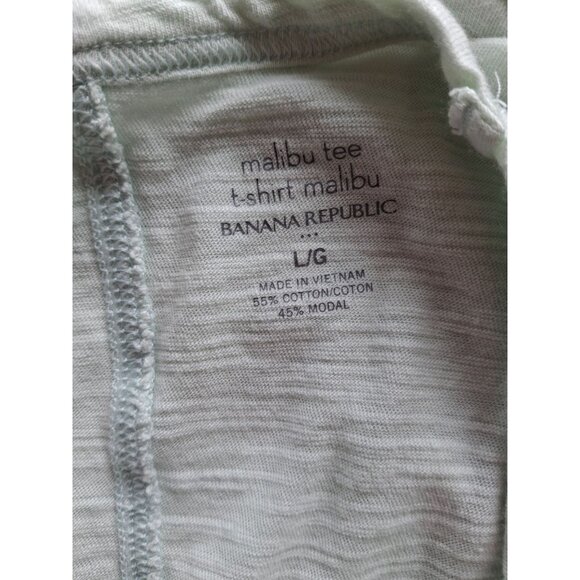 Banana Republic Malibu Tee L Mint Green Soft Girl Minimalist Soft Girl Modal - Picture 3 of 6